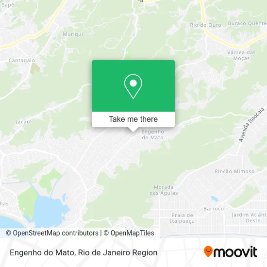 Engenho do Mato map