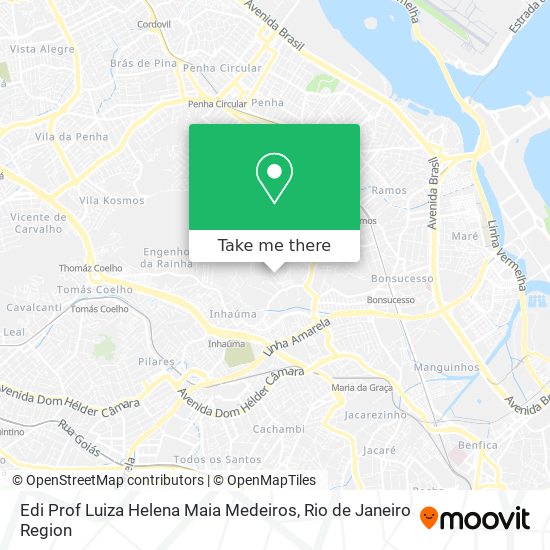 Edi Prof Luiza Helena Maia Medeiros map