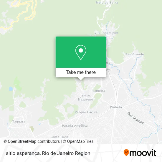 sitio esperança map