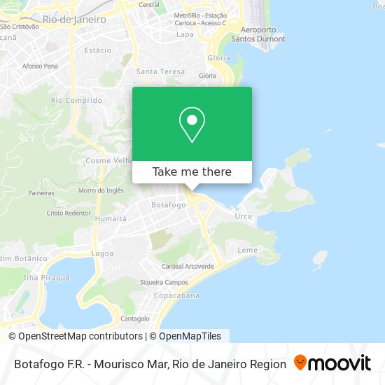 Mapa Botafogo F.R. - Mourisco Mar