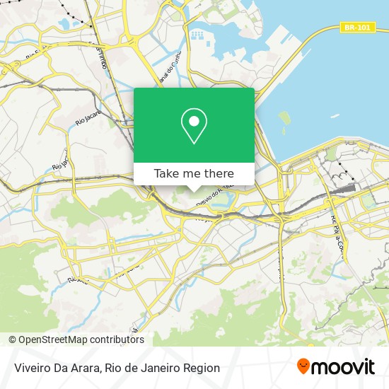 Viveiro Da Arara map