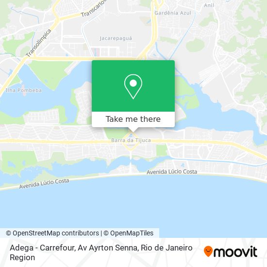 Adega - Carrefour, Av Ayrton Senna map