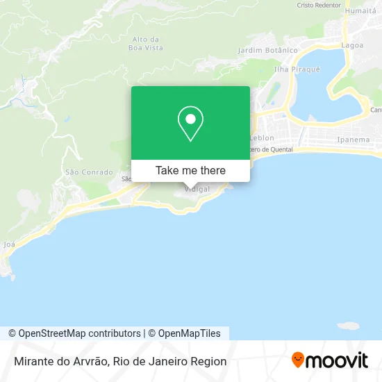 Mirante do Arvrão map