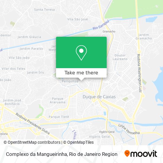 Complexo da Mangueirinha map