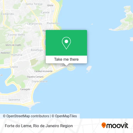 Forte do Leme map