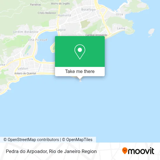 Pedra do Arpoador map