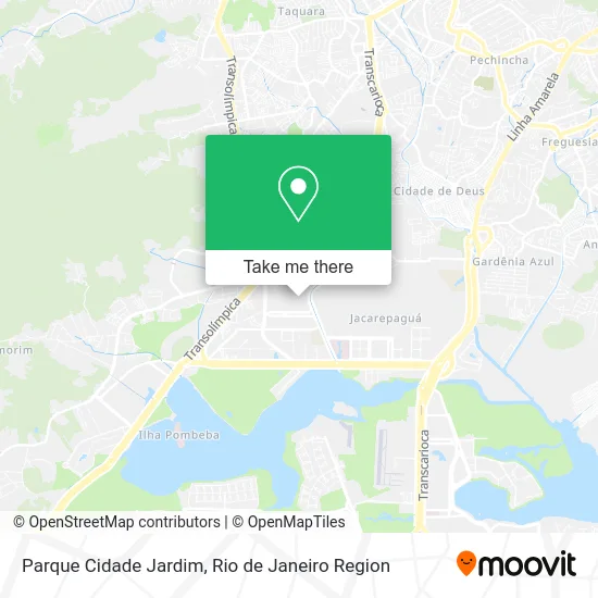 Parque Cidade Jardim map