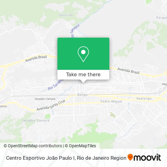 Mapa Centro Esportivo João Paulo I