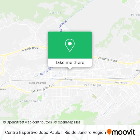 Centro Esportivo João Paulo I map