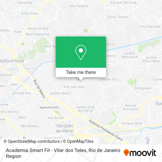 Academia Smart Fit - Vilar dos Teles map