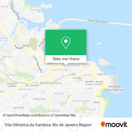 Vila Olímpica da Gamboa map