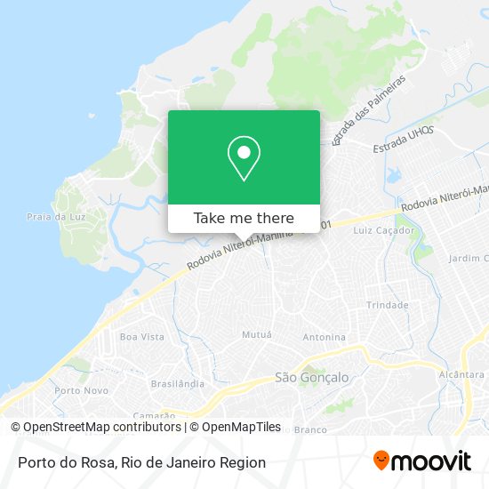 Porto do Rosa map