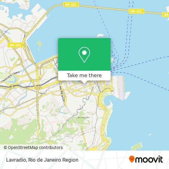 Lavradio map