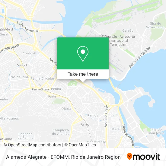 Alameda Alegrete - EFOMM map