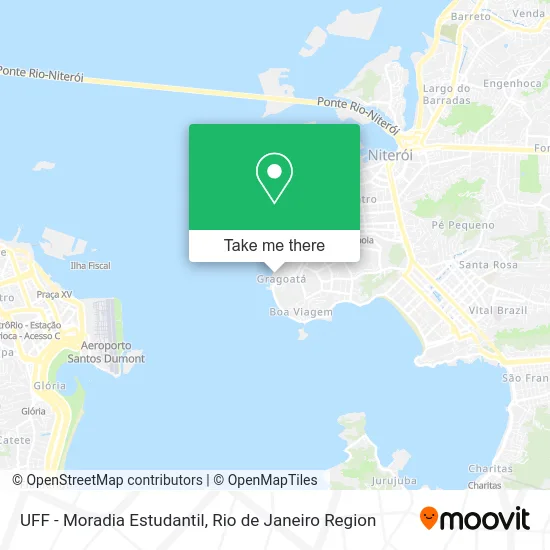 UFF - Moradia Estudantil map