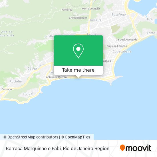 Barraca Marquinho e Fabi map