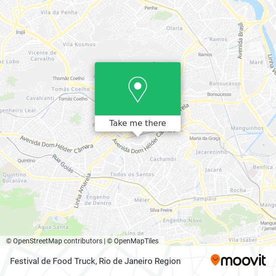 Festival de Food Truck map