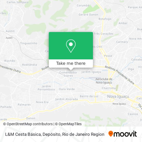 Mapa L&M Cesta Básica, Depósito