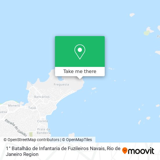 1° Batalhão de Infantaria de Fuzileiros Navais map