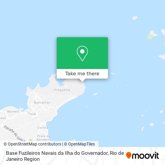 Base Fuzileiros Navais da Ilha do Governador map