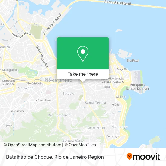 Batalhão de Choque map