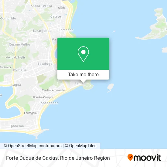 Forte Duque de Caxias map