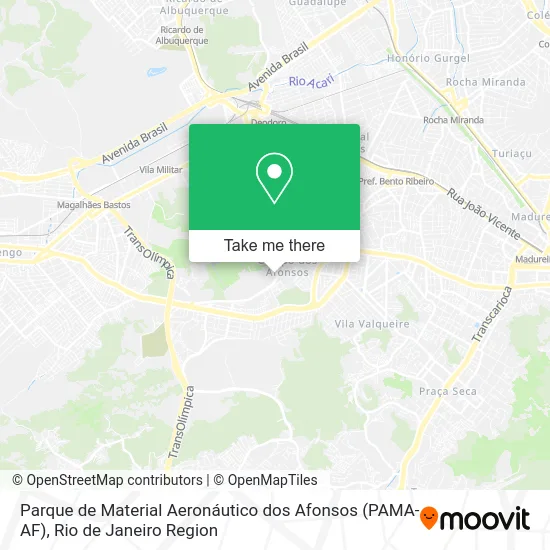 Parque de Material Aeronáutico dos Afonsos (PAMA-AF) map
