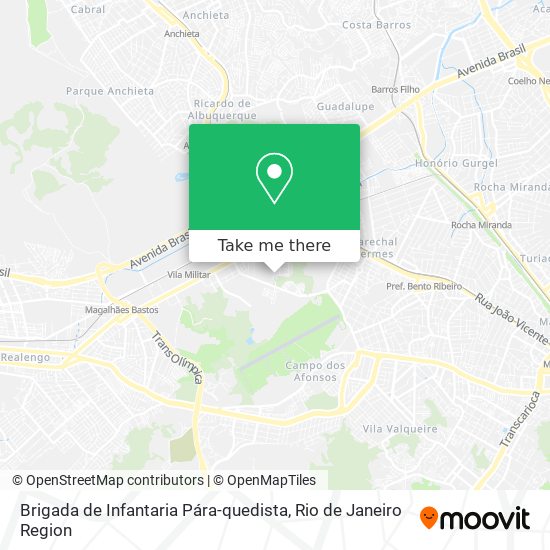 Brigada de Infantaria Pára-quedista map