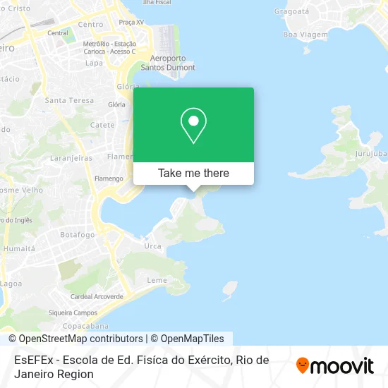 EsEFEx - Escola de Ed. Fisíca do Exército map