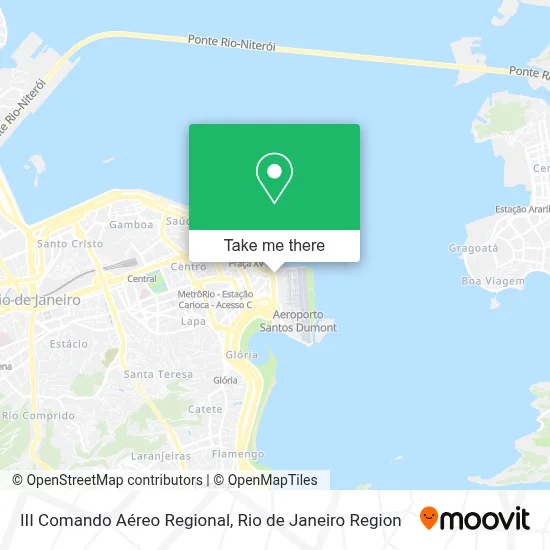 III Comando Aéreo Regional map