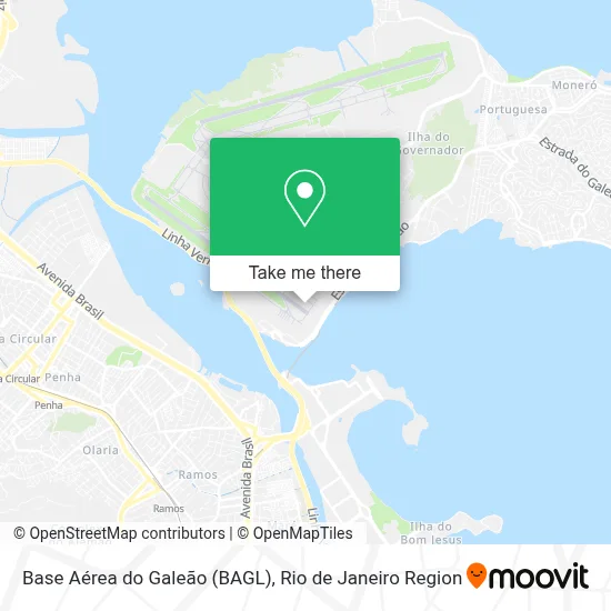 Base Aérea do Galeão (BAGL) map