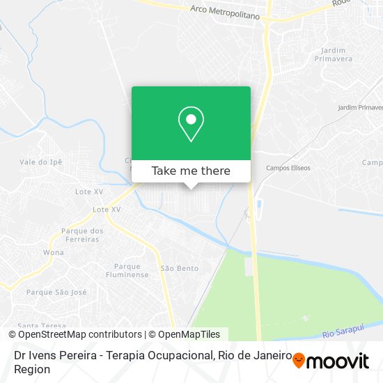 Dr Ivens Pereira - Terapia Ocupacional map