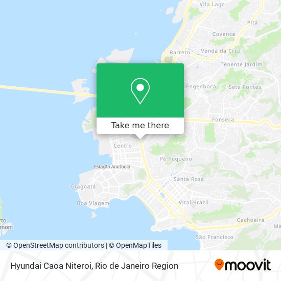 Hyundai Caoa Niteroi map