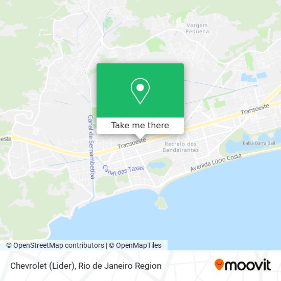 Chevrolet (Lider) map