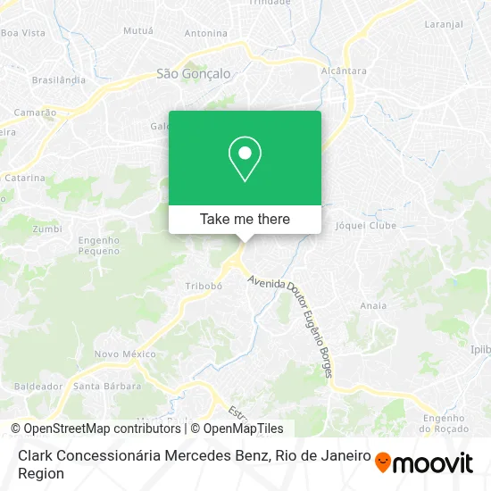 Clark Concessionária Mercedes Benz map
