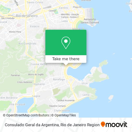 Consulado Geral da Argentina map