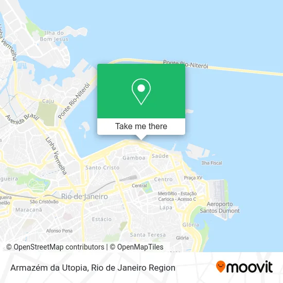 Armazém da Utopia map