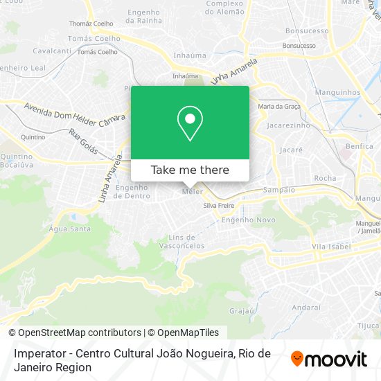 Imperator - Centro Cultural João Nogueira map