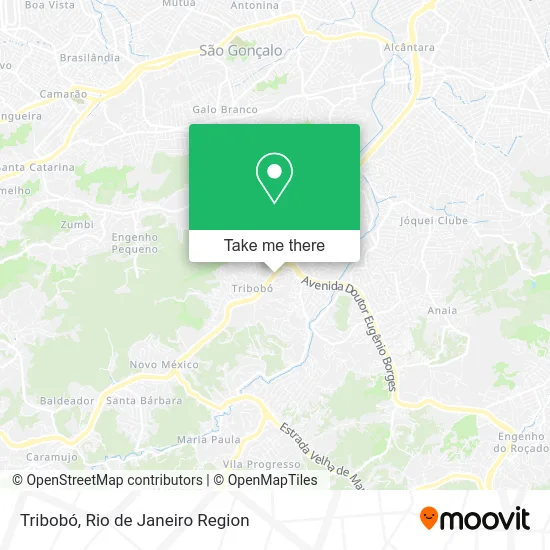 Tribobó map