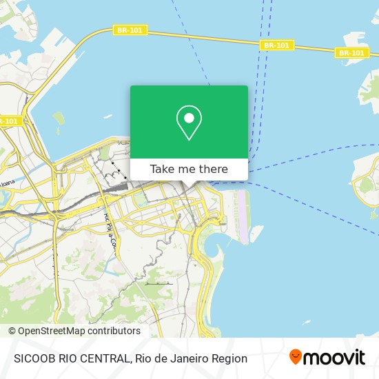 SICOOB RIO CENTRAL map