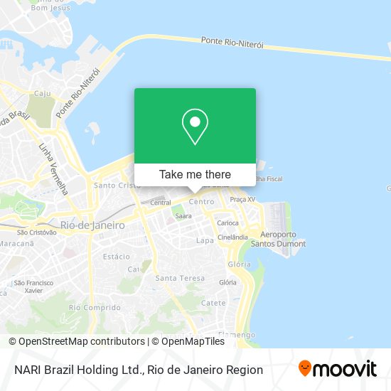 Mapa NARI Brazil Holding Ltd.