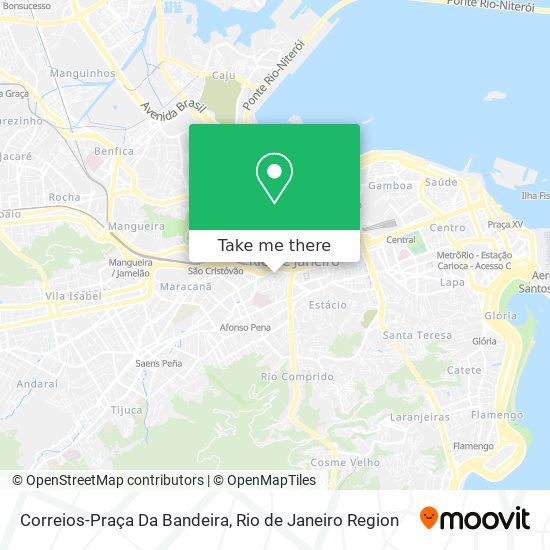 Correios-Praça Da Bandeira map