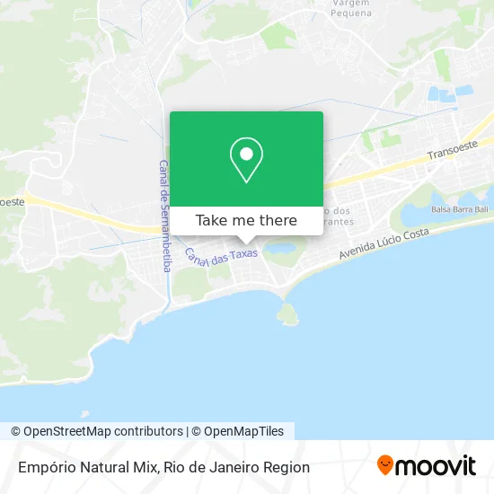 Empório Natural Mix map