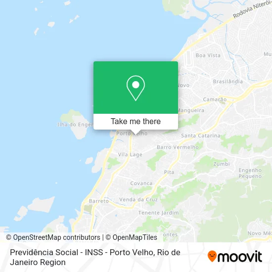 Previdência Social - INSS - Porto Velho map