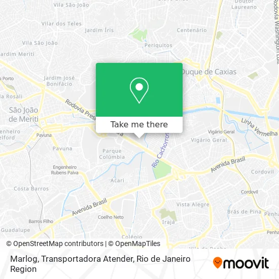 Marlog, Transportadora Atender map