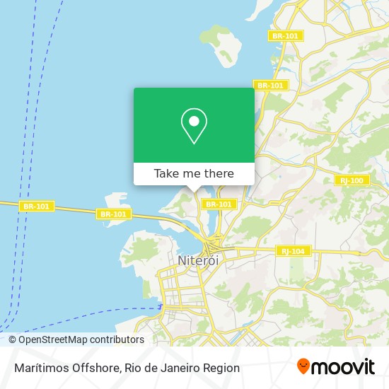 Marítimos Offshore map