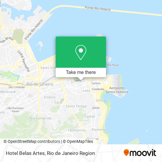 Hotel Belas Artes map