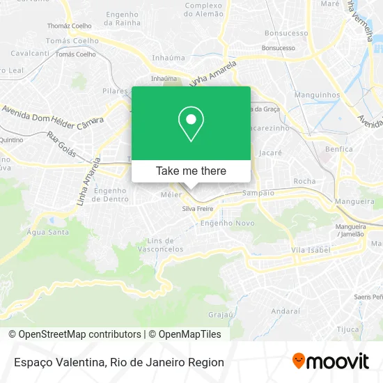 Espaço Valentina map