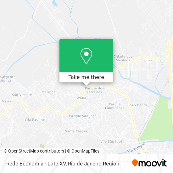 Rede Economia - Lote XV map