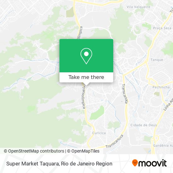 Mapa Super Market Taquara